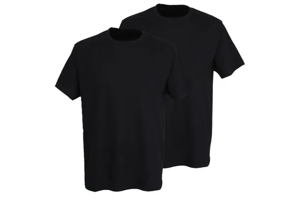 GÖTZBURG T-Shirt (2-tlg) mit Rundhals-Ausschnitt, Premium-Qualität im 2er Pack