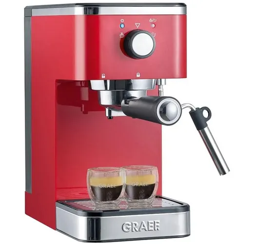 Graef Espressomaschine ES 403 EU, 1.25l Kaffeekanne, Siebträger, Milchaufschäumdüse, 15 bar, Vorbrühfunktion, 1,25 l