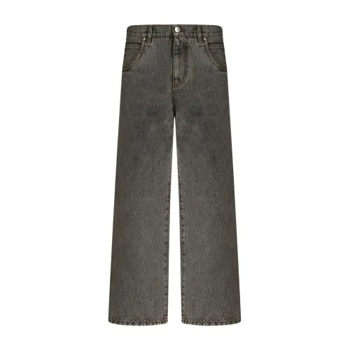 Graue Denim Jeans, Bequeme Pform, Hergestellt in Italien Etro