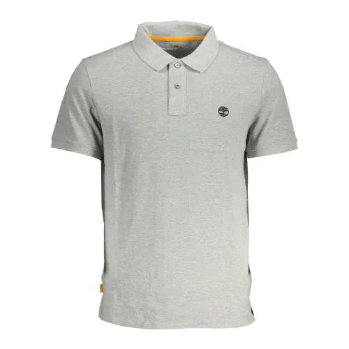 Graues Baumwoll-Polo-Shirt, Regular Fit Timberland