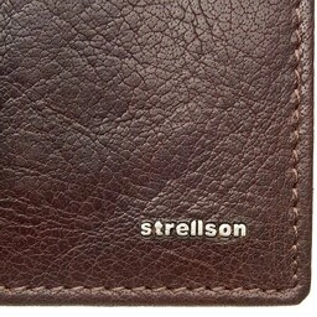 Große Herren Geldbörse Strellson Billfold H8 4010001301 D.Brown 702