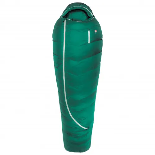 Grüezi Bag - Biopod DownWool Subzero 185 - Daunenschlafsack Gr bis 185 cm Körpergröße - 215 x 80 x 50 cm grün