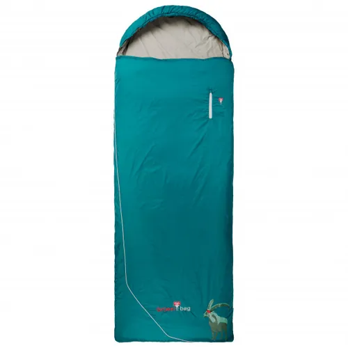 Grüezi Bag - Biopod Wolle Goas Comfort - Kunstfaserschlafsack Gr 191 cm blau