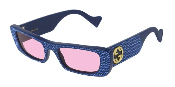 Gucci GG0516S 010 Blaue Damen Sonnenbrillen