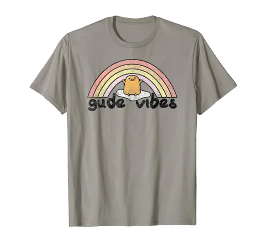 Gudetama Gude Vibes Rainbow T-Shirt