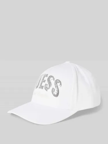Guess Basecap mit Label-Details Modell 'NAOMI' in Weiss