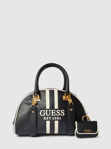 Guess Bowling Bag mit Label-Print Modell 'MILDRED' in Black, Größe One Size