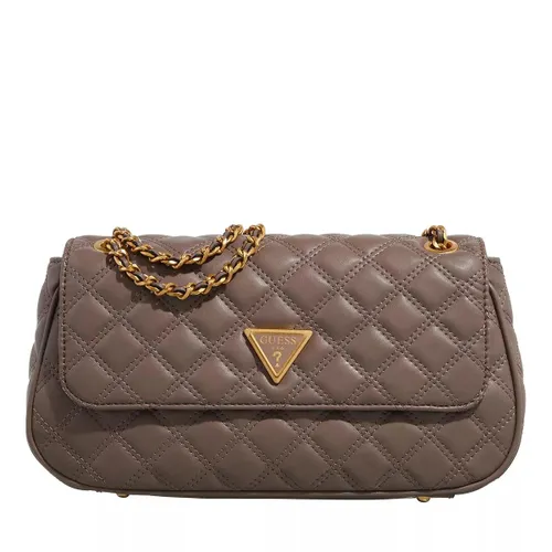 Guess Crossbody Bags - Giully Convertible Xbody Flap - Gr. unisize - in Taupe - für Damen