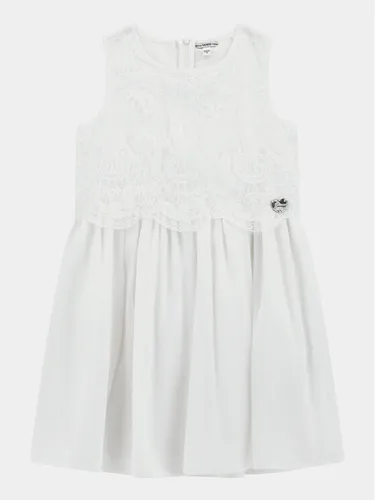 Guess Elegantes Kleid J4RK35 WFYC0 Weiß Regular Fit
