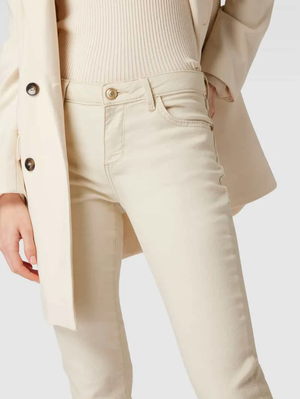 Guess Jeans im 5-Pocket-Design Modell 'ANNETTE' in Ecru