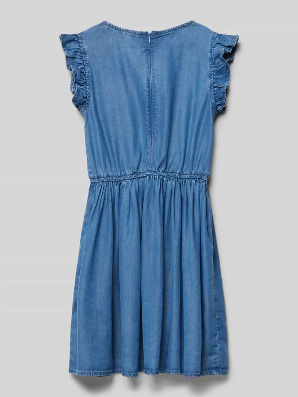 Guess Kleid aus Lyocell-Viskose-Mix in Denim-Optik in Blau