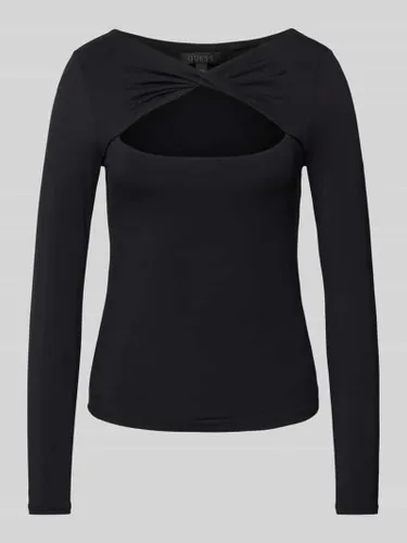 Guess Longsleeve mit Cut Out in Black