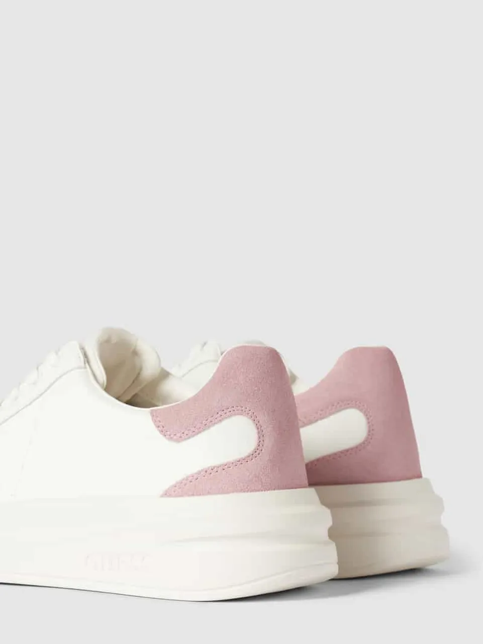 Guess Sneaker mit Kontrastbesatz Modell 'ELBINA' in Pink
