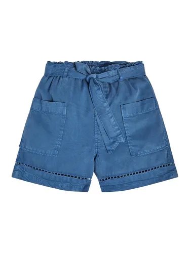 Guess Stoffshorts J3GD03 WE8R0 Blau Relaxed Fit