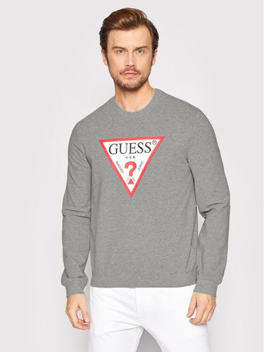 Guess Sweatshirt Audley M2YQ37 K6ZS1 Grau Slim Fit