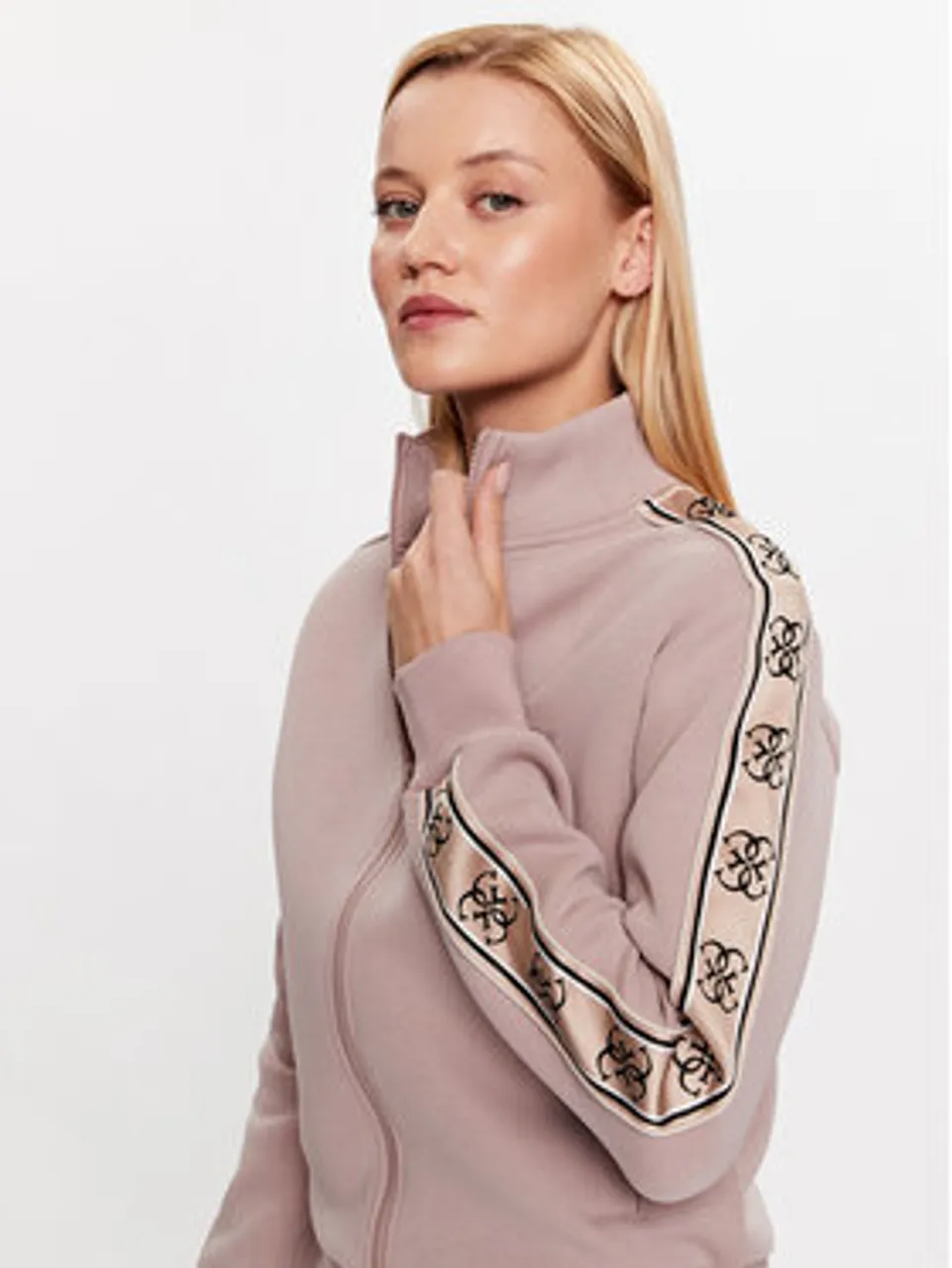 Guess Sweatshirt Britney V2YQ16 KB3P2 Rosa Regular Fit