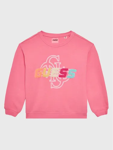 Guess Sweatshirt J3GQ08 FL04P Rosa Regular Fit
