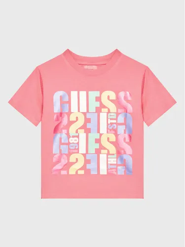Guess T-Shirt J3GI32 I3Z14 Rosa Boxy Fit