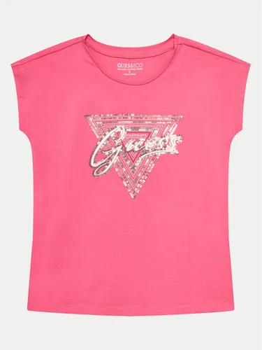 Guess T-Shirt J4GI21 K6YW4 Rosa Boxy Fit