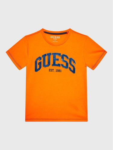 Guess T-Shirt L3RI01 K8HM3 Orange Regular Fit