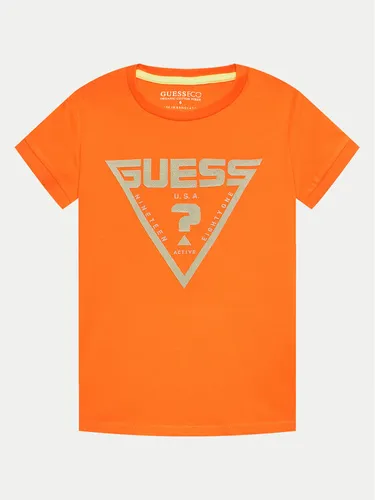 Guess T-Shirt L4GI34 J1314 Orange Regular Fit