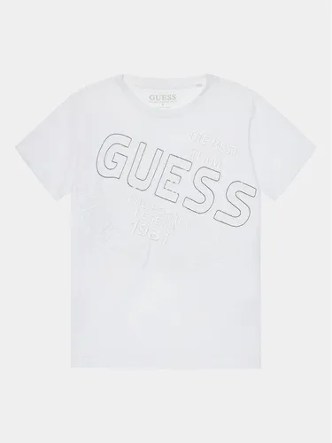 Guess T-Shirt L4RI06 K8HM4 Weiß Regular Fit