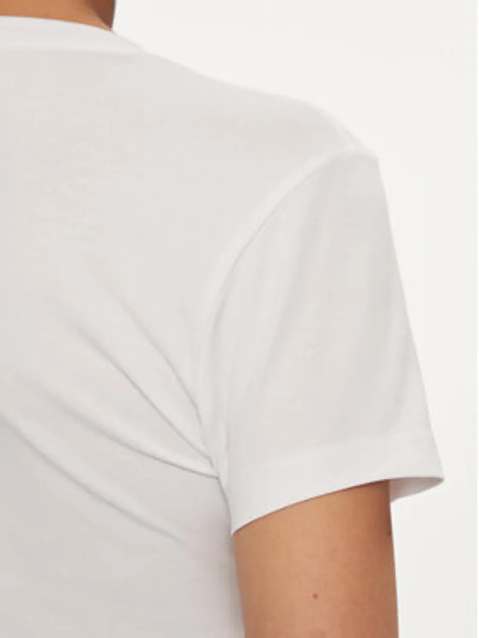 Guess T-Shirt Logo W4GI29 J1314 Weiß Slim Fit