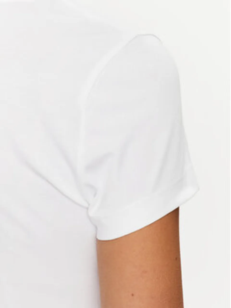Guess T-Shirt W3YI36 J1314 Weiß Slim Fit