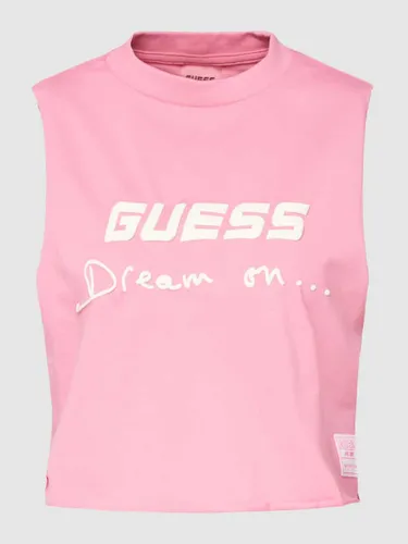Guess Tanktop mit Label-Details Modell 'DALYA' in Pink