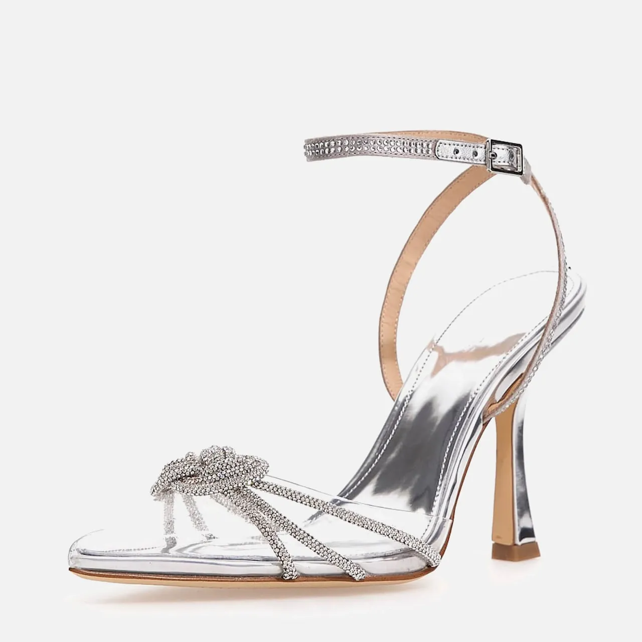 Guess Women's Syena Crystal-Embellished Heeled Sandals