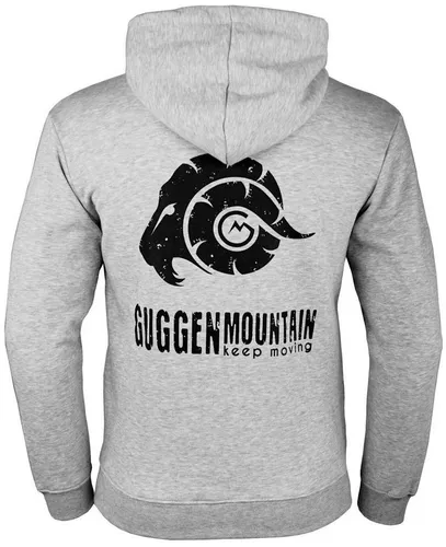 GUGGEN Mountain Hoodie Herren Hoodie Kapuzenpullover Pullover mit Kapuze H06 Reißverschluss Jacke Fleece
