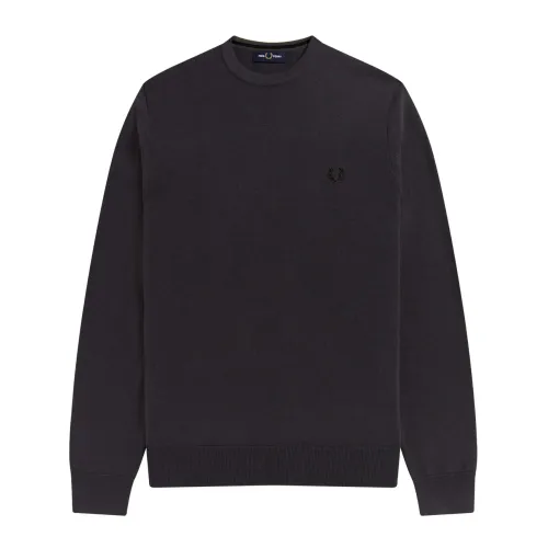 Gun Metal Sweater von Fred Perry Fred Perry
