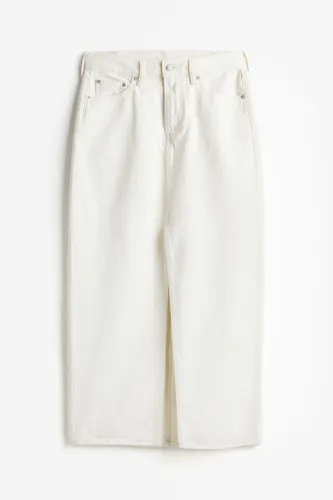 H & M - Ankle Column Skirt - Weiß - Damen
