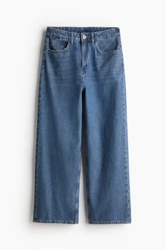 H & M - Baggy Low Jeans - Blau - Damen