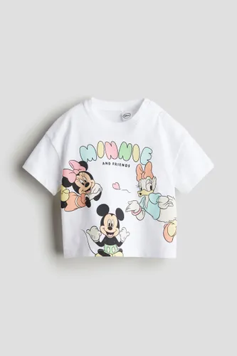 H & M - Bedrucktes T-Shirt aus Baumwolljersey. - Weiß - Kinder