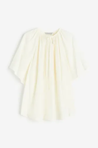 H & M - Bluse in Oversize-Passform - Weiß - Damen