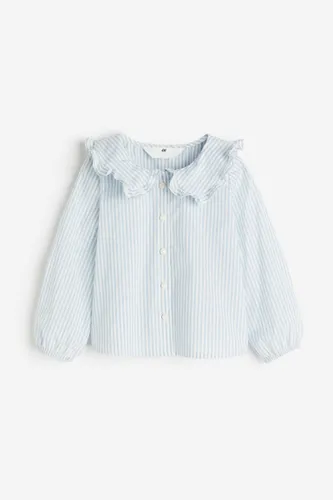 H & M - Bluse mit Kragen - Blau - Kinder