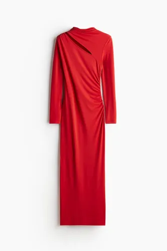 H & M - Bodycon-Kleid mit Cut-outs - Rot - Damen