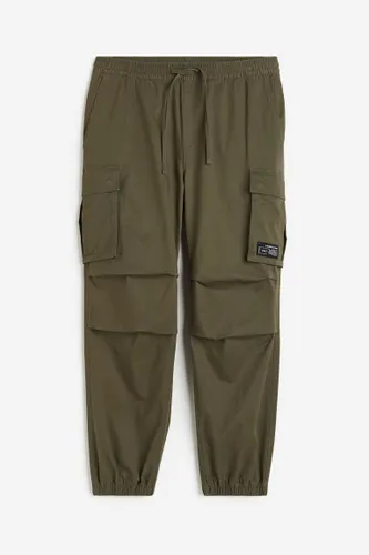 H & M - Cargo-Joggpants aus Baumwolle Relaxed Fit - Grün - Herren