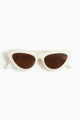 H & M - Cat-Eye-Sonnenbrille - Weiß - Damen