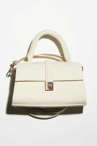 H & M - Crossbody-Tasche mit Textur - Weiß - Damen