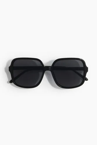 H & M - Eckige Sonnenbrille - Schwarz - Damen