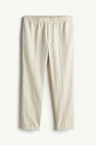 H & M - Elegante Joggpants in Slim Fit - Beige - Herren
