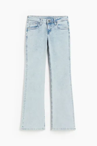 H & M - Flared Low Jeans - Blau - Damen