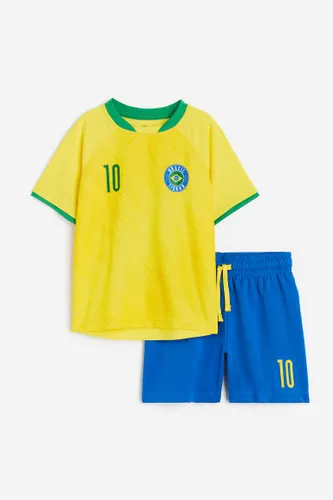 H & M - Fußballtrikot mit Print - Gelb - Kinder