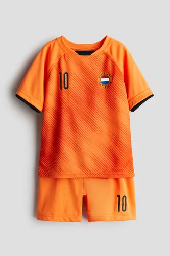 H & M - Fußballtrikot mit Print - Orange - Kinder