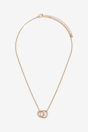 H & M - Halskette mit Ringen - Gold - Damen