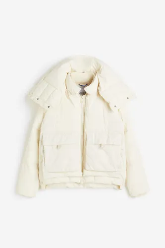 H & M - Harlem Puffer Jacket - Weiß - Damen