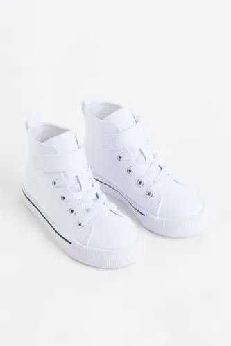 H & M - High Top Sneaker aus Canvas - Weiß - Kinder