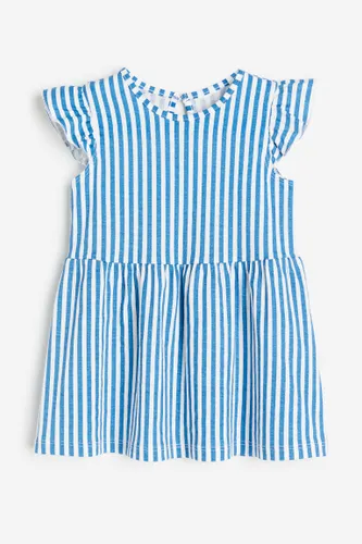 H & M - Jerseykleid mit Volants - Weiß - Kinder